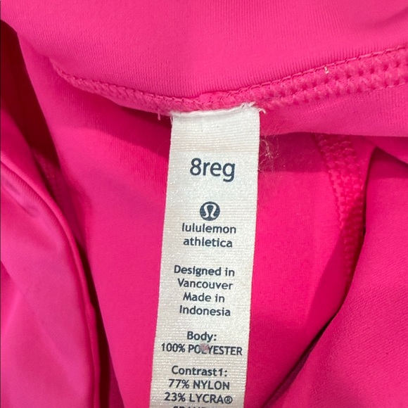 Lululemon Pace Setter Skirt Pinkelicious Tall Barbie Pink - Picture 8 of 8